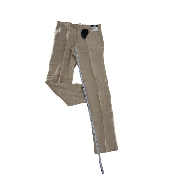 JOE Joseph Abboud Slim Fit Linen Suit Vest Pants Set Size XL/36U - Picture 8 of 11